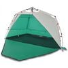 vidaXL Strandzelt 3 Personen Seegr&uuml;n Quick Release Wasserdicht
