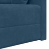 vidaXL Boden-Sofa-Bett 200cm Blau Samt