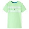 Kinder T-Shirt Neongr&uuml;n 140