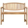 vidaXL Gartenbank 114x59x87 cm Massivholz Teak