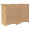 vidaXL Sideboard BODO Honigbraun 115,5 x 44 x 80 cm Holzwerkstoff
