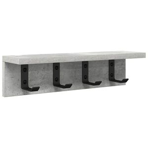 vidaXL Wandmontierter nachttisch Beton Grau 40 x 10,5 x 10,5 cm