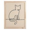 Designed by Lotte Katzen- Kratzbrett Sammy 50x40x2 cm Holz