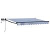 vidaXL Manuelle Gelenkarmmarkise mit LEDs 3,5 x 2 m