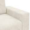 vidaXL 3-Sitzer Sofa Creme 180 cm Samt