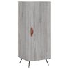 vidaXL Sideboard Grau Sonoma 34,5x34x90 cm Holzwerkstoff