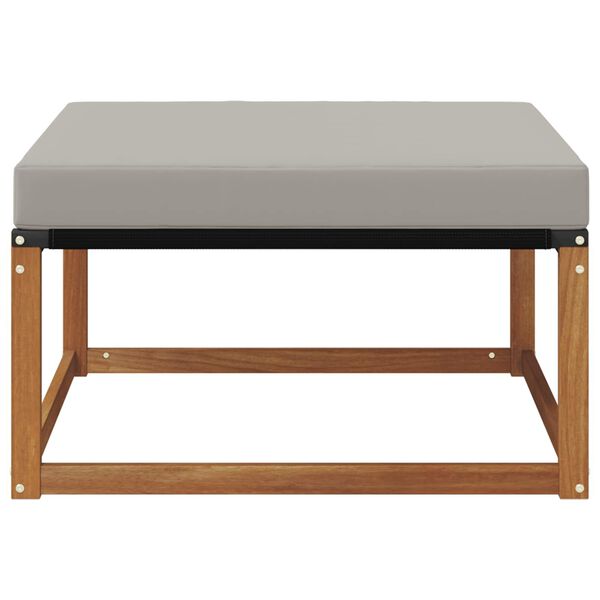 vidaXL Outdoor-Fu&szlig;hocker Massivholz Akazie Natur