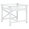 vidaXL Waschmaschinen-Untergestell mit Ausziehbarer Ablage Wei&szlig;