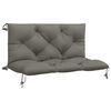 vidaXL 1-teiliges Palettenkissen VIANEN 100 % Polyester Grau