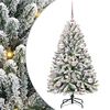 vidaXL K&uuml;nstlicher Weihnachtsbaum 120 cm 150 LEDs Warmes Wei&szlig;