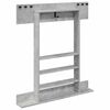 vidaXL Angelrutenhalter zur Wandmontage Holzwerkstoff 93 x 12 x 103 cm