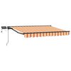 vidaXL Manueller Markisenrahmen mit LEDs