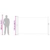 vidaXL Ausziehbare Seitenmarkise 170&times;300 cm Grau
