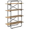 vidaXL B&uuml;cherregal 4 Ebenen 100 x 35 x 140 cm PB Artisan-Eiche