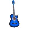 Klassische Gitarre Cutaway 4/4 blau