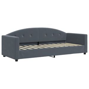 vidaXL Tagesbett Dunkelgrau 80x200 cm Samt