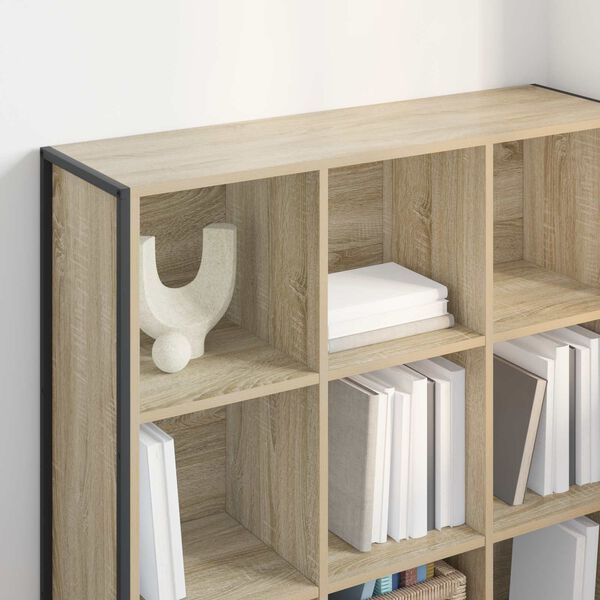 vidaXL B&uuml;cherregal Sonoma 99,5 x 30 x 108,5 cm Holzwerkstoff