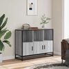 vidaXL Sideboard Grau Sonoma 100x35x76 cm Holzwerkstoff