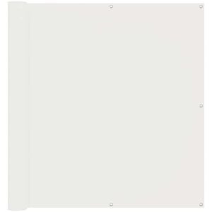 vidaXL Balkonsichtschutz Wei&szlig; 110 x 400 cm Oxford-Stoff