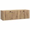 vidaXL Wandmontierter TV-Schrank 98 x 31 x 30 cm Artisan-Eiche