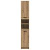 vidaXL Badschrank Artisan-Eiche 32x34x188,5 cm Holzwerkstoff