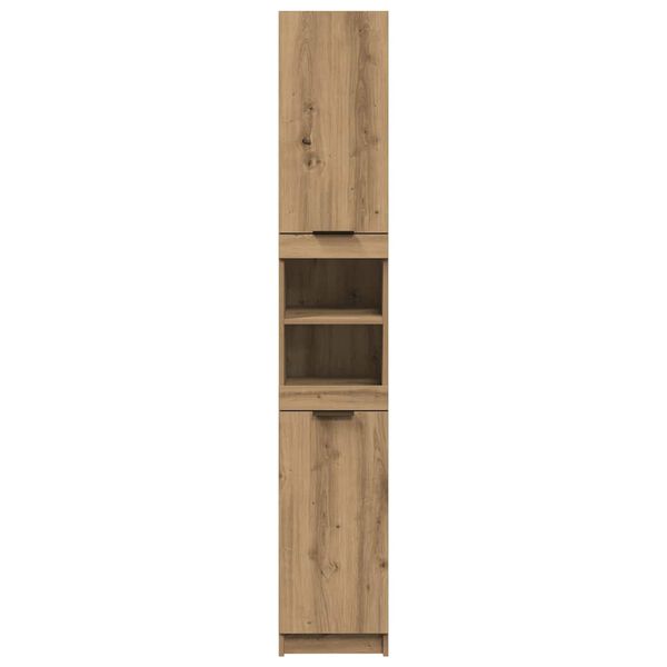 vidaXL Badschrank Artisan-Eiche 32x34x188,5 cm Holzwerkstoff