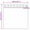 vidaXL Verdunkelungs-Vorh&auml;nge mit Ringen 2 pcs Senfgelb 140 x 140 cm