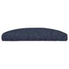 vidaXL Stufenmatten Selbstklebend 10 Stk. 65x21x4 cm Blau Halbrund Gro&szlig;