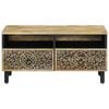 vidaXL Couchtisch 80x54x40 cm Massivholz Mango