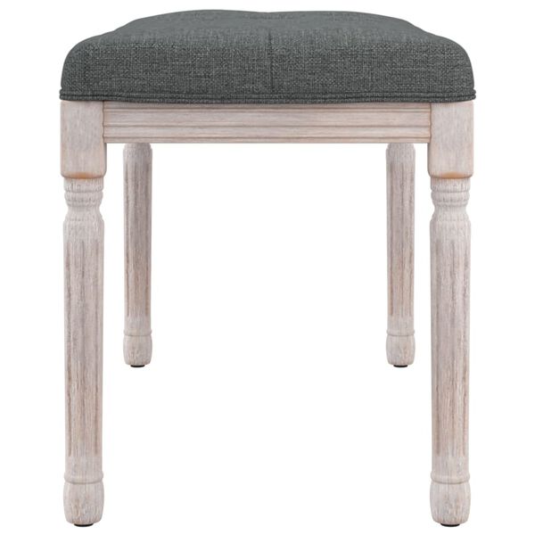 vidaXL Sitzbank Dunkelgrau 80x40x49 cm Stoff