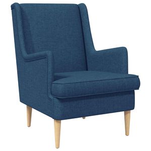 vidaXL Sessel Blau Stoff