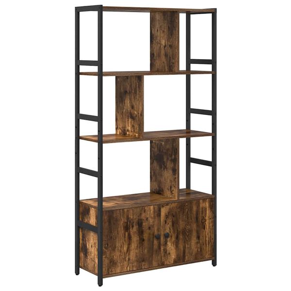vidaXL B&uuml;cherregal Ger&auml;ucherte Eiche 80 x 30 x 155,5 cm Holzwerkstoff
