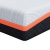 vidaXL Matratze Wei&szlig; und Grau 80 x 200 cm Jacquard-Stoff