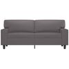 vidaXL 2-Sitzer-Sofa Grau 140 cm Kunstleder