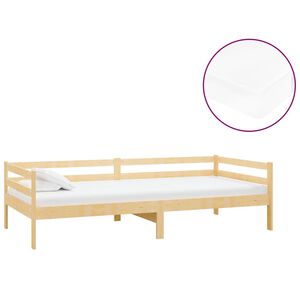 vidaXL Tagesbett mit Matratze 90x200 cm Kiefer Massivholz
