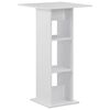 vidaXL Bartisch Wei&szlig; 60x60x110 cm