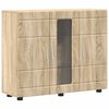 vidaXL Holzschrank Sonoma-Eiche Holzwerkstoff
