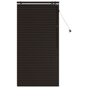 vidaXL Venezianische Jalousie Dunkelbraun 70 x 160 cm 35 mm