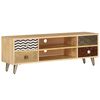 vidaXL TV-Schrank 120x30x40 cm Massivholz Mango