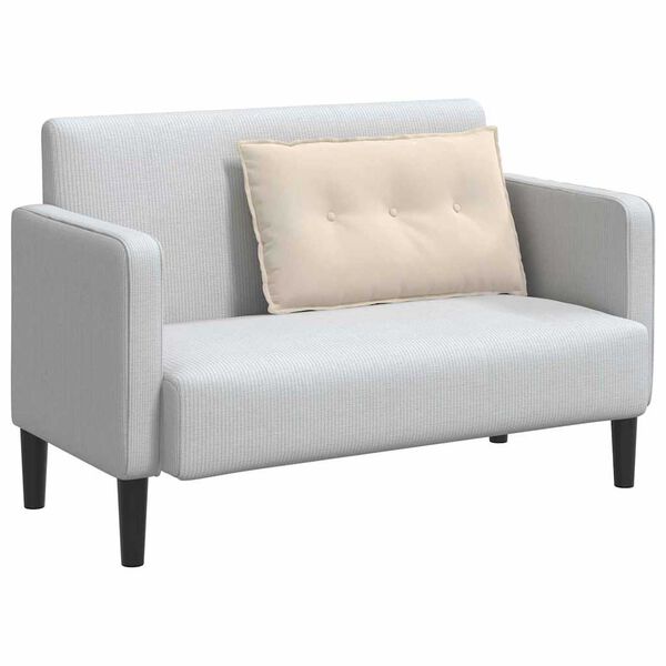 vidaXL R&uuml;ckenkissen Beige 80 x 50 cm Mikrofaserstoff