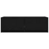 vidaXL TV-Schrank Schwarz Eichen-Optik 80x31x25,5 cm Holzwerkstoff