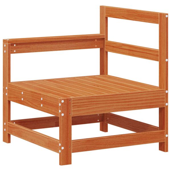 vidaXL Garten-Lounge-Set 6 pcs Wachsbraun Massives Kiefernholz