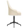 vidaXL B&uuml;rostuhl Drehbar Creme Samt