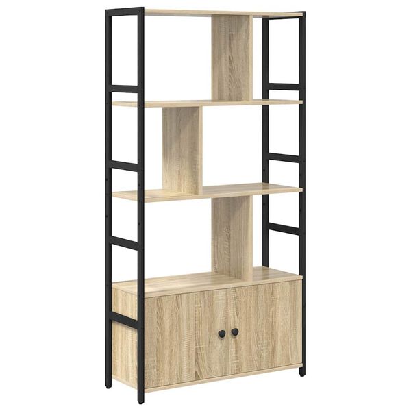vidaXL Bücherregal Sonoma-Eiche 80 x 30 x 155,5 cm Holzwerkstoff