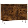 vidaXL Badschrank R&auml;uchereiche 80x33x60 cm Holzwerkstoff