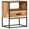 vidaXL Nachttisch 40x30x50 cm Massivholz Akazie