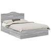 vidaXL Aufbewahrungsbett Sonoma-Grau 150 x 200 cm Holzwerkstoff