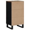 vidaXL Sideboard mit 3 Schubladen 40x33,5x75 cm Altholz Massiv