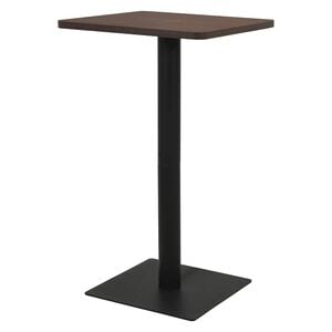 vidaXL Bistrotisch Dunkle Esche 70x70x107 cm