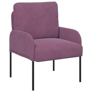 vidaXL Sofas mit Kissen 55cm Lila Sperrholz